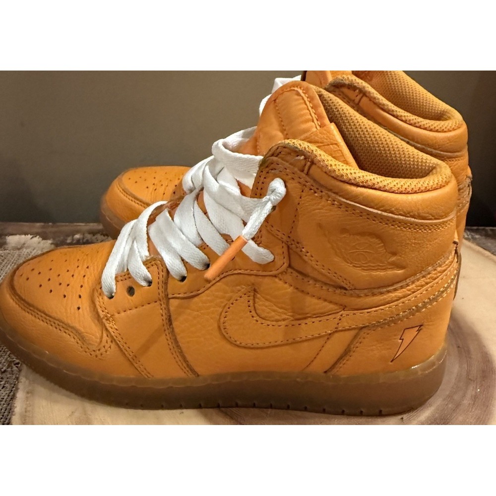 Jordon 1 Retro High Gatorade Orange Peel Mid Tennis Shoes Basketball Sz-5Y Rare